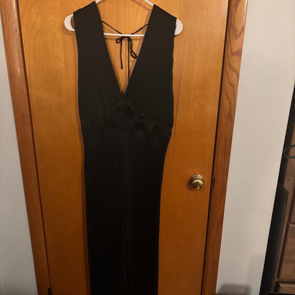 A&F Giselle pleated jumpsuit Black